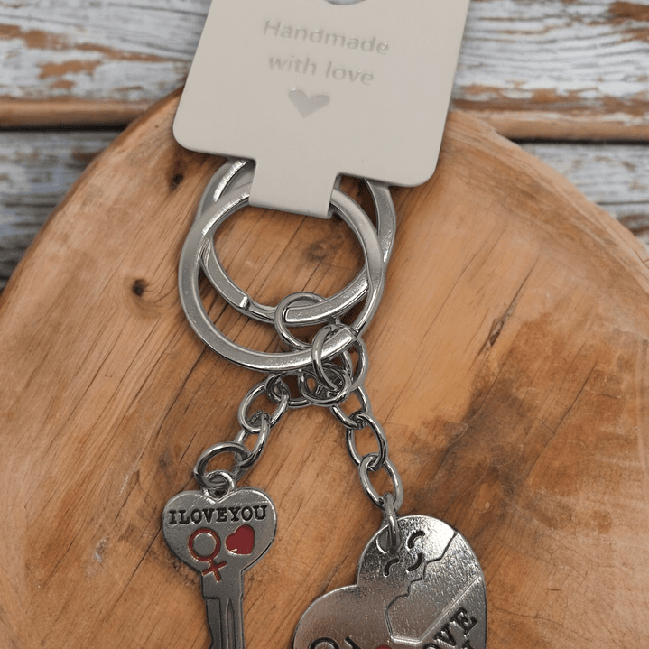 Porta chaves - coração + chaves do amor 1