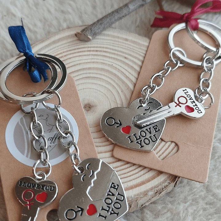 Porta chaves - coração + chaves do amor 2