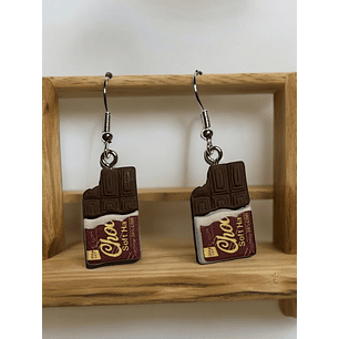 Brincos chocolate