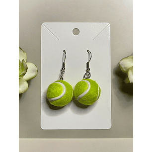 Brincos bolas ténis