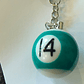 Porta chaves bola de snooker - Thumbnail 2