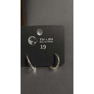 Argolas douradas nº19