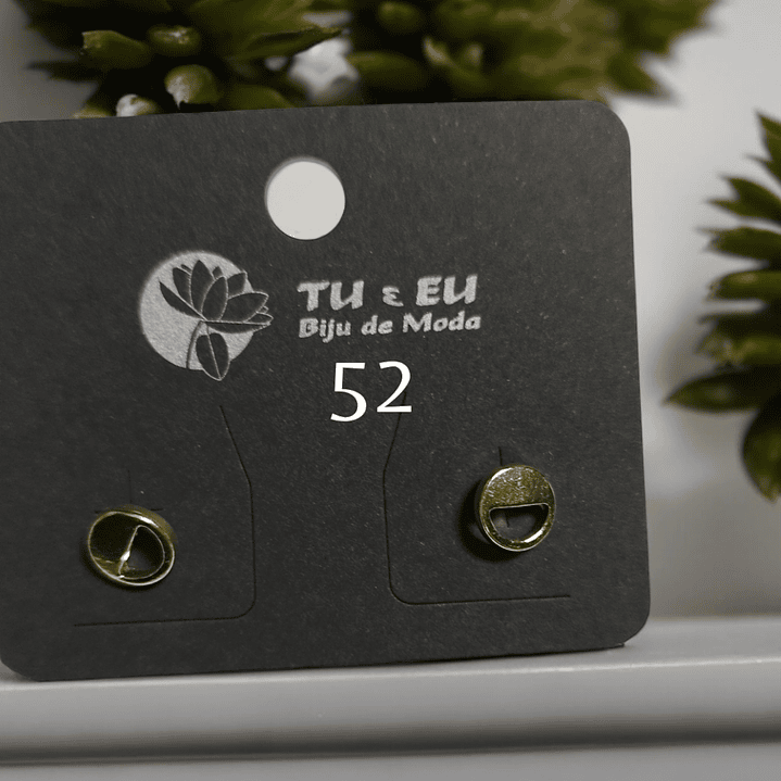 Brincos dourados n.52 1