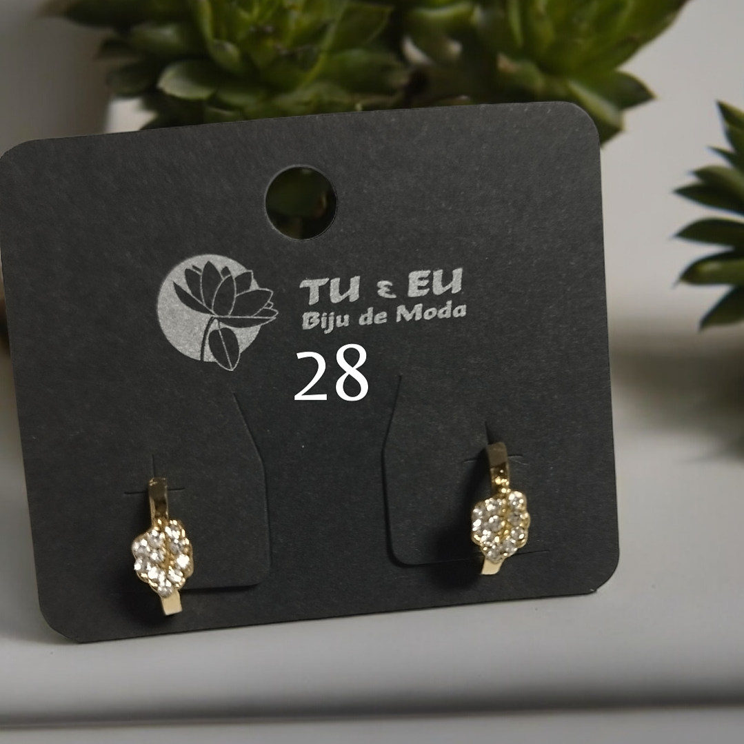 Argolas pequenas com pedra 1