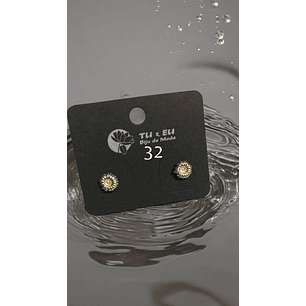 Brincos dourados nº32