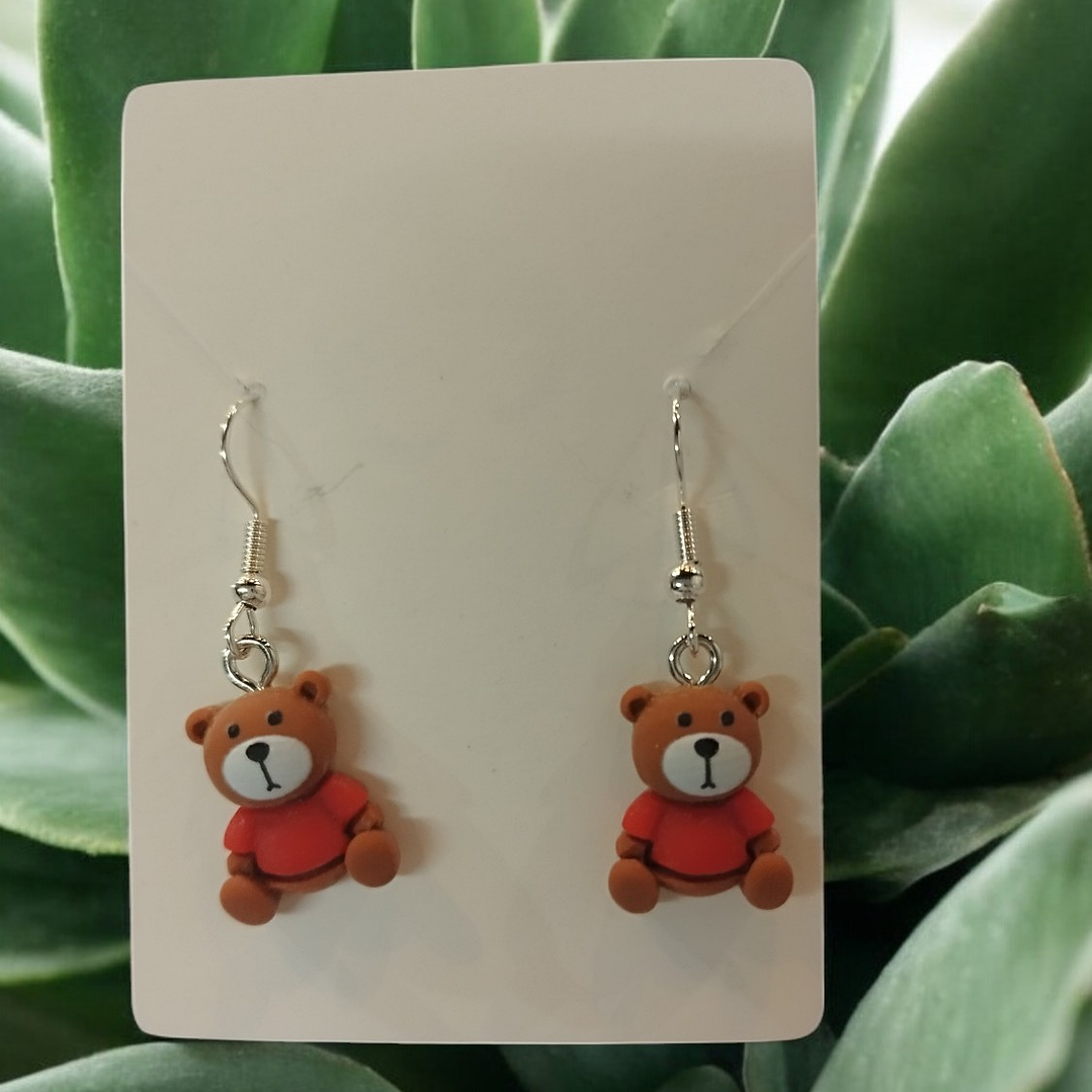 Brincos ursinhos com camisola  1