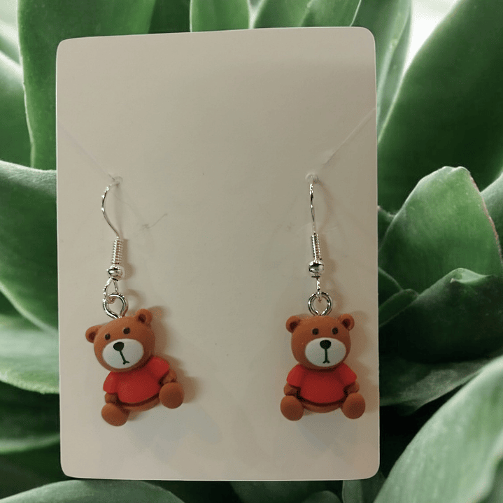 Brincos ursinhos com camisola  1