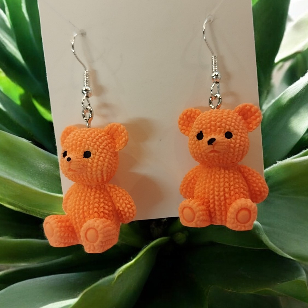 Brincos ursinhos fofos  1