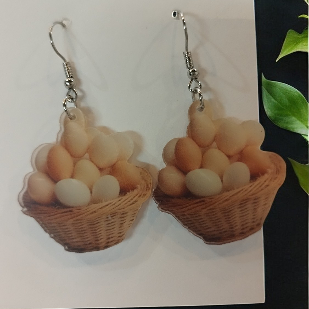 Brincos cesto de ovos  1