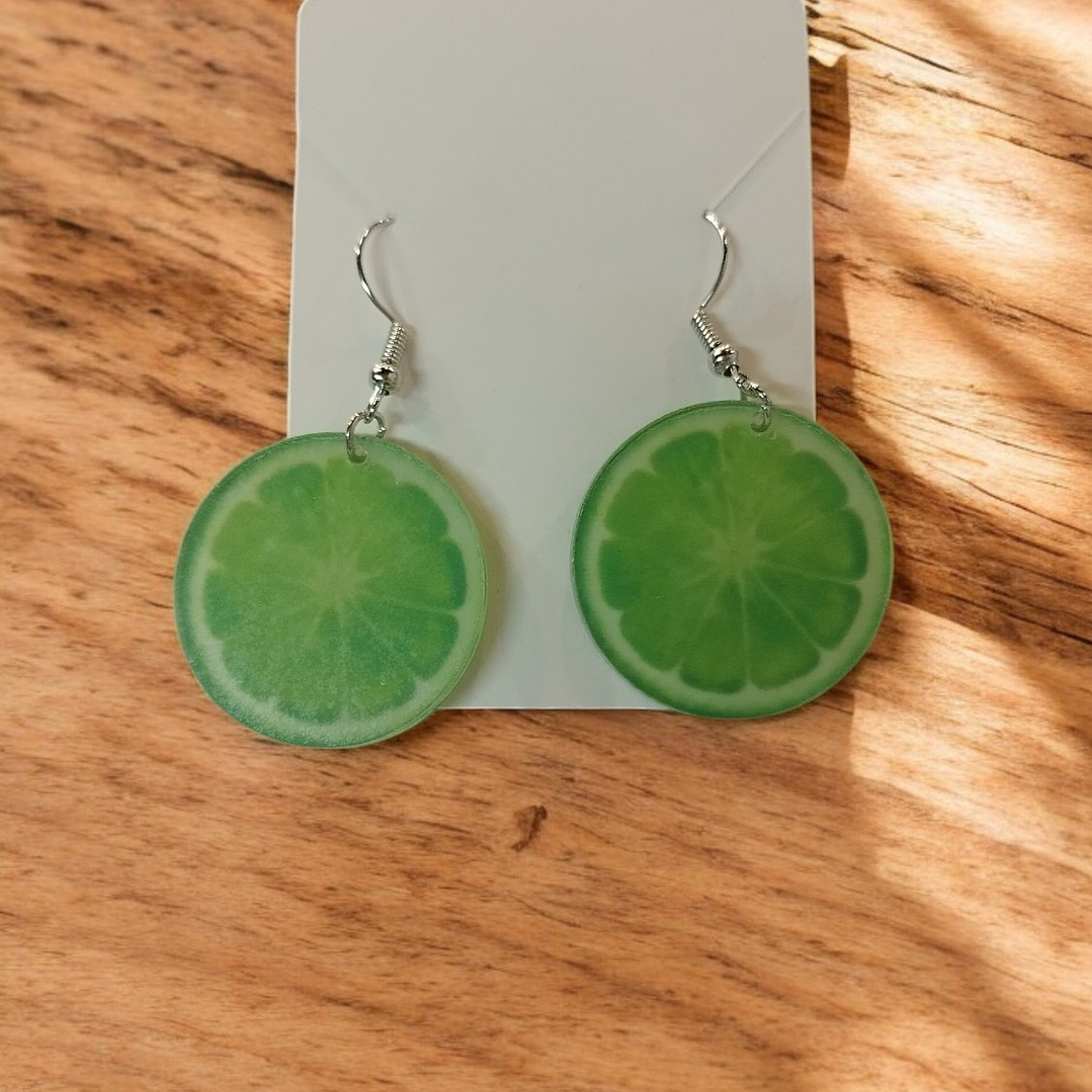 Brincos lima e limão  1