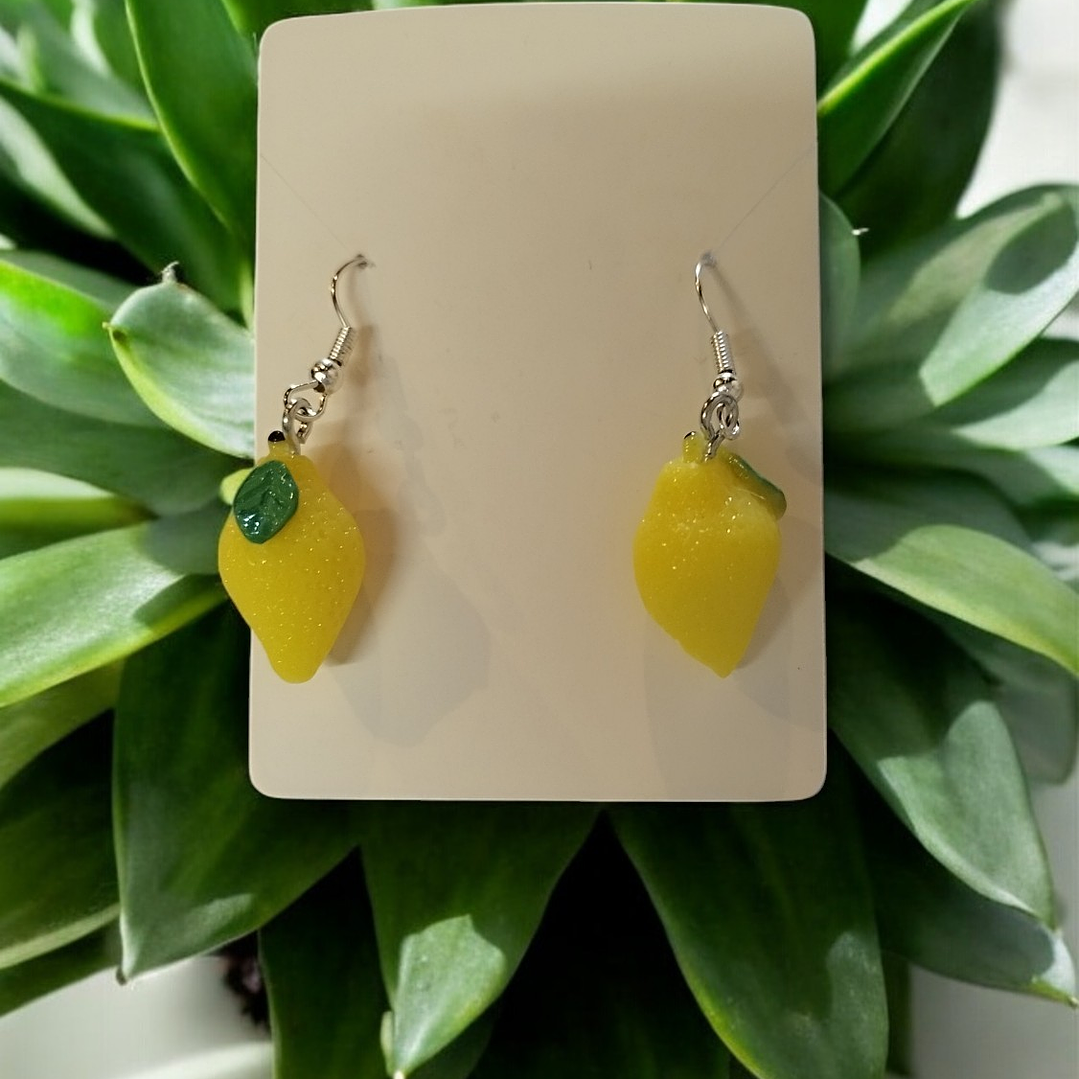 Brincos limões inteiros  1