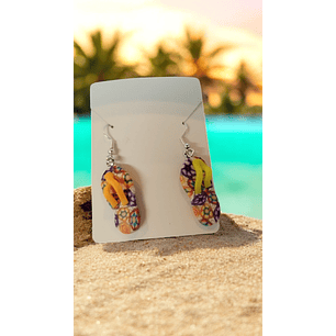 Brincos Chinelos de praia 