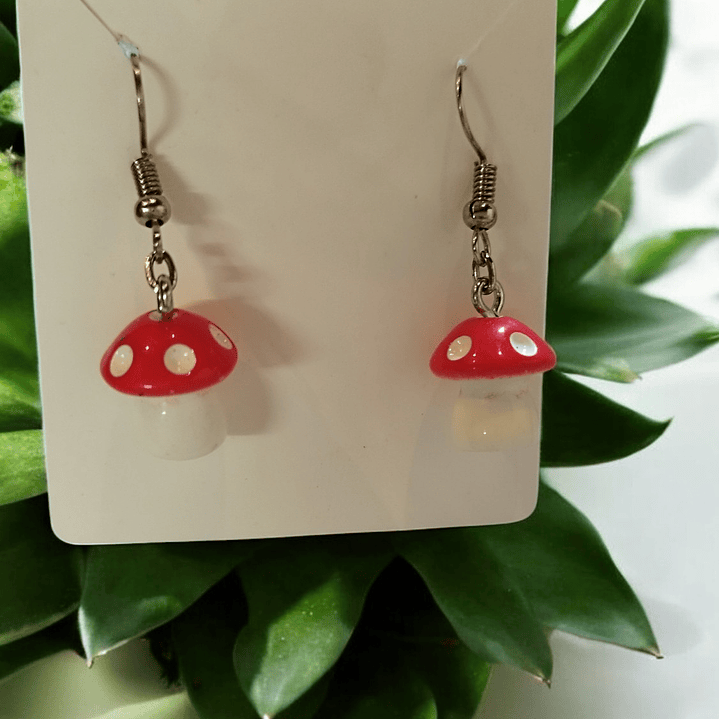 Brincos cogumelos  1