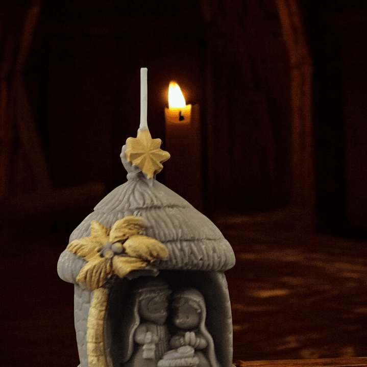 Presépio cabana redonda 1