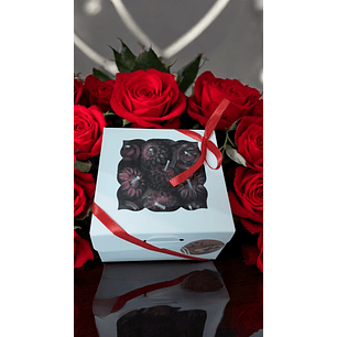 Vela caixa de bombons quadrada 