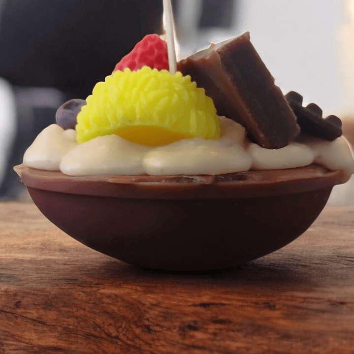 Vela ovo de Páscoa variado peq. 1