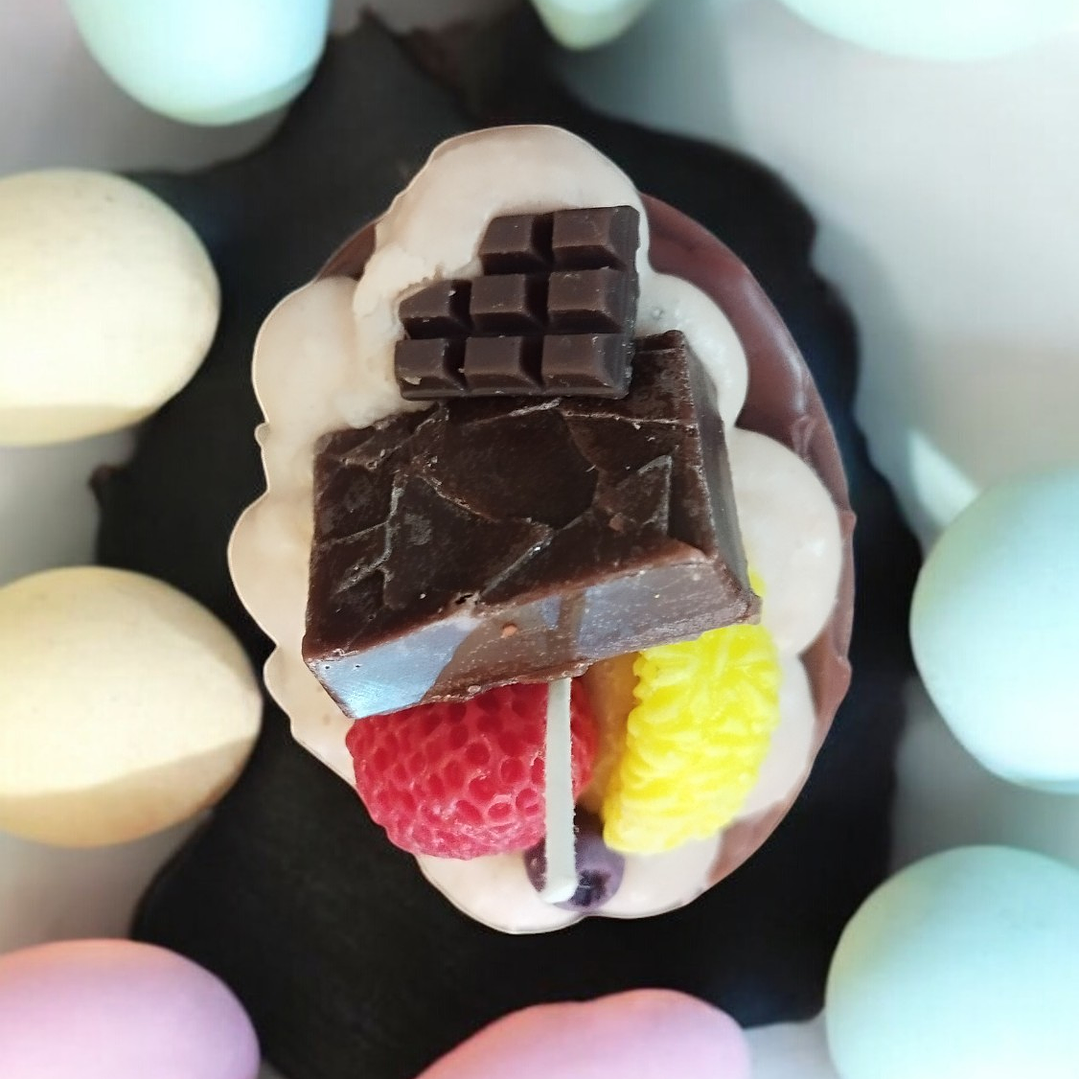 Vela ovo de Páscoa variado peq. 2