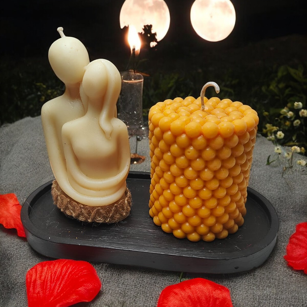 Conj. Casal + cirio bubble  1