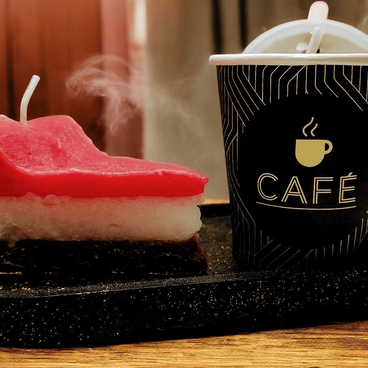 Conj. vela Cheesecake com café  1