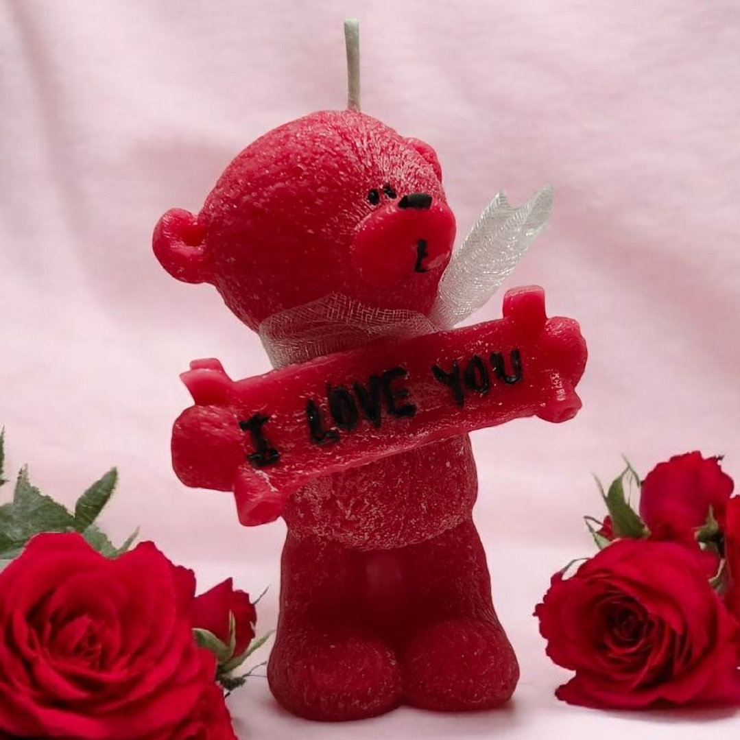 Vela ursinho I LOVE YOU 1
