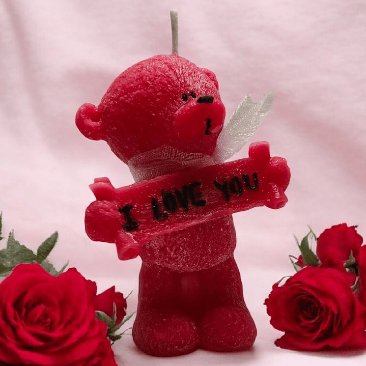 Vela ursinho I LOVE YOU 1