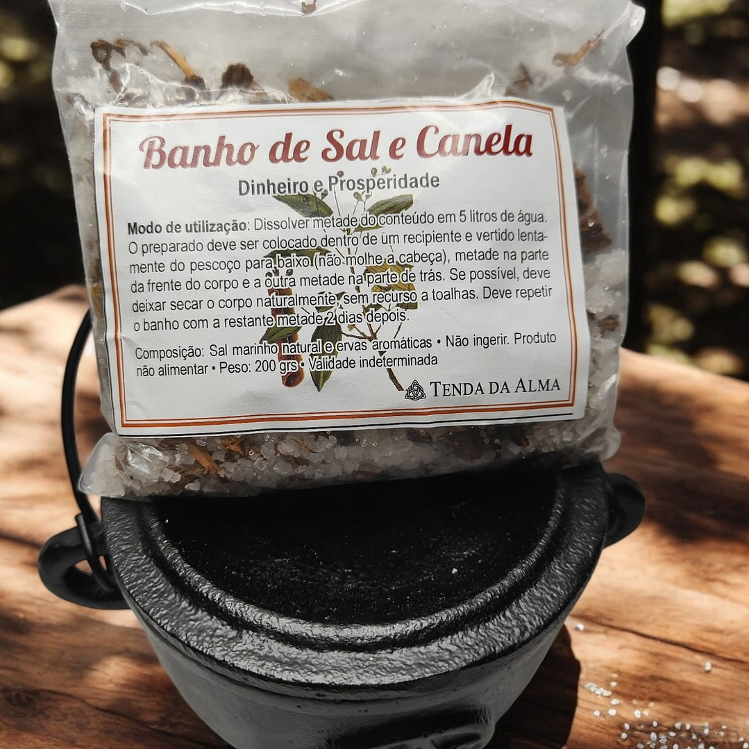 Banho de sal e Canela  1