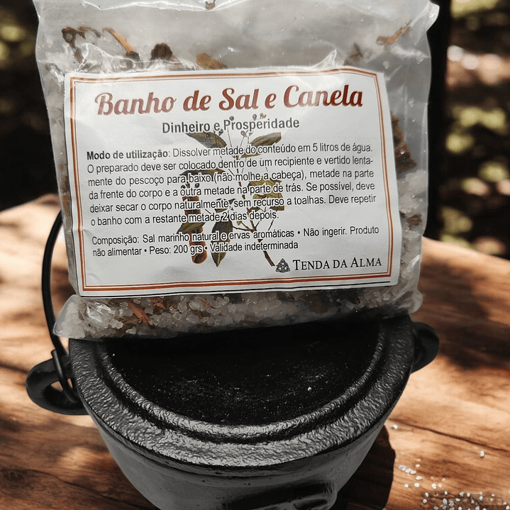 Banho de sal e Canela  1