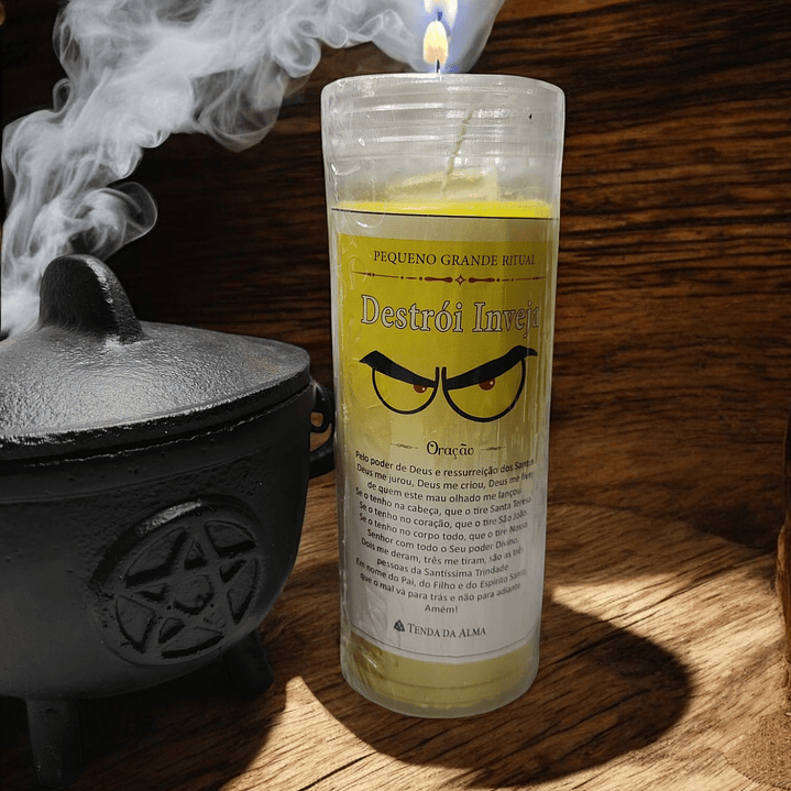 Vela ritual Destrói inveja  1