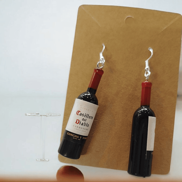 Brincos vinho tinto  1