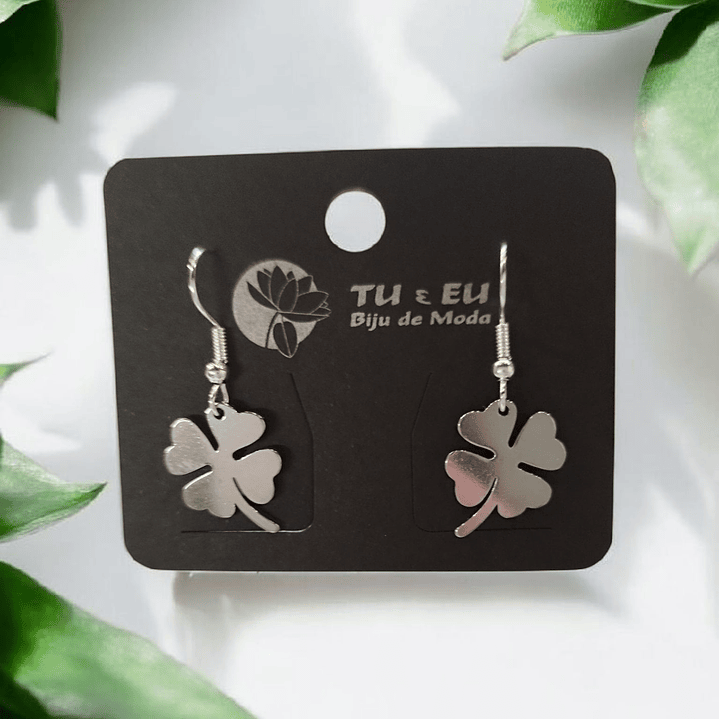 Brincos trevos  1