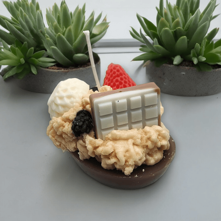 Vela ovo de Páscoa choc. duo 2