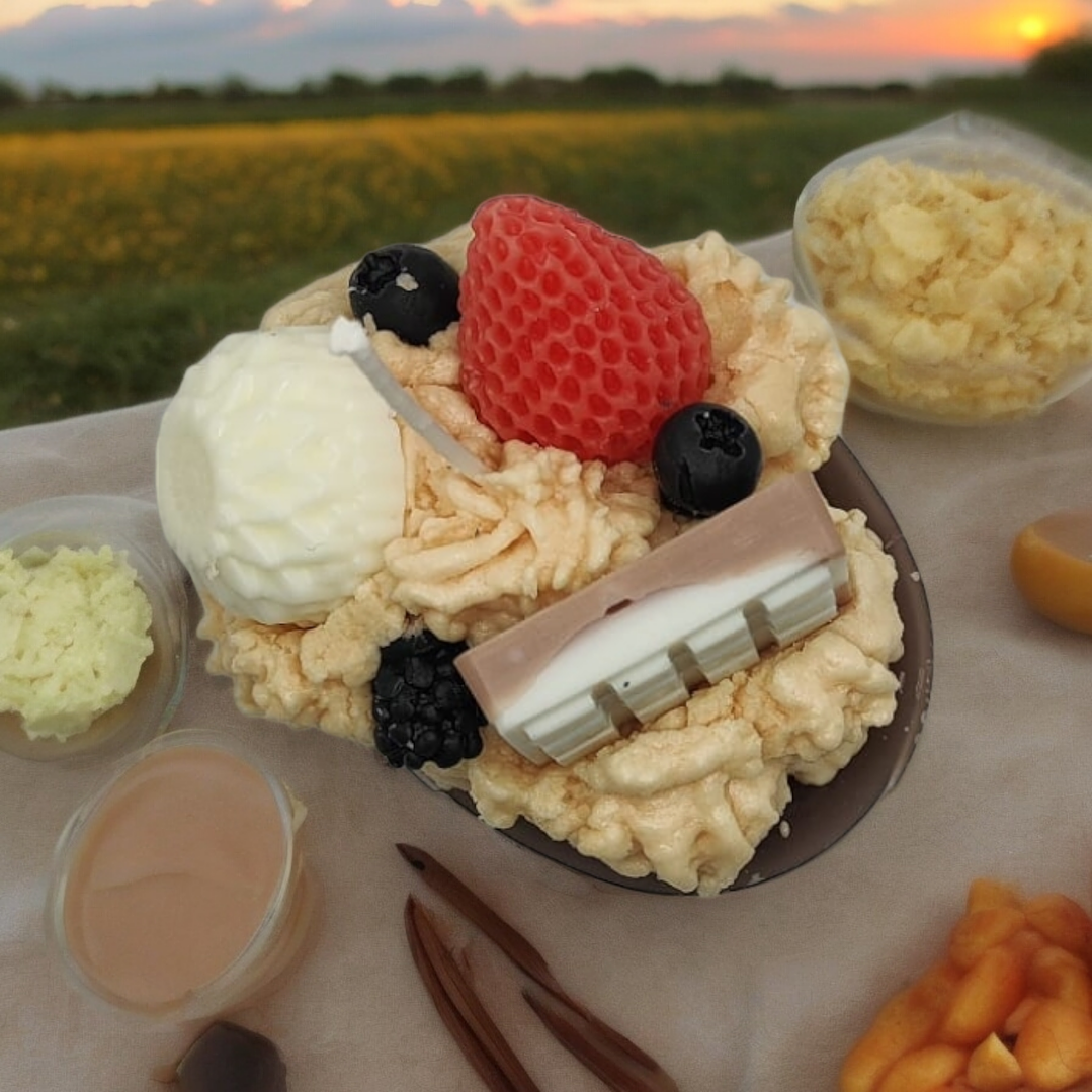 Vela ovo de Páscoa choc. duo 3