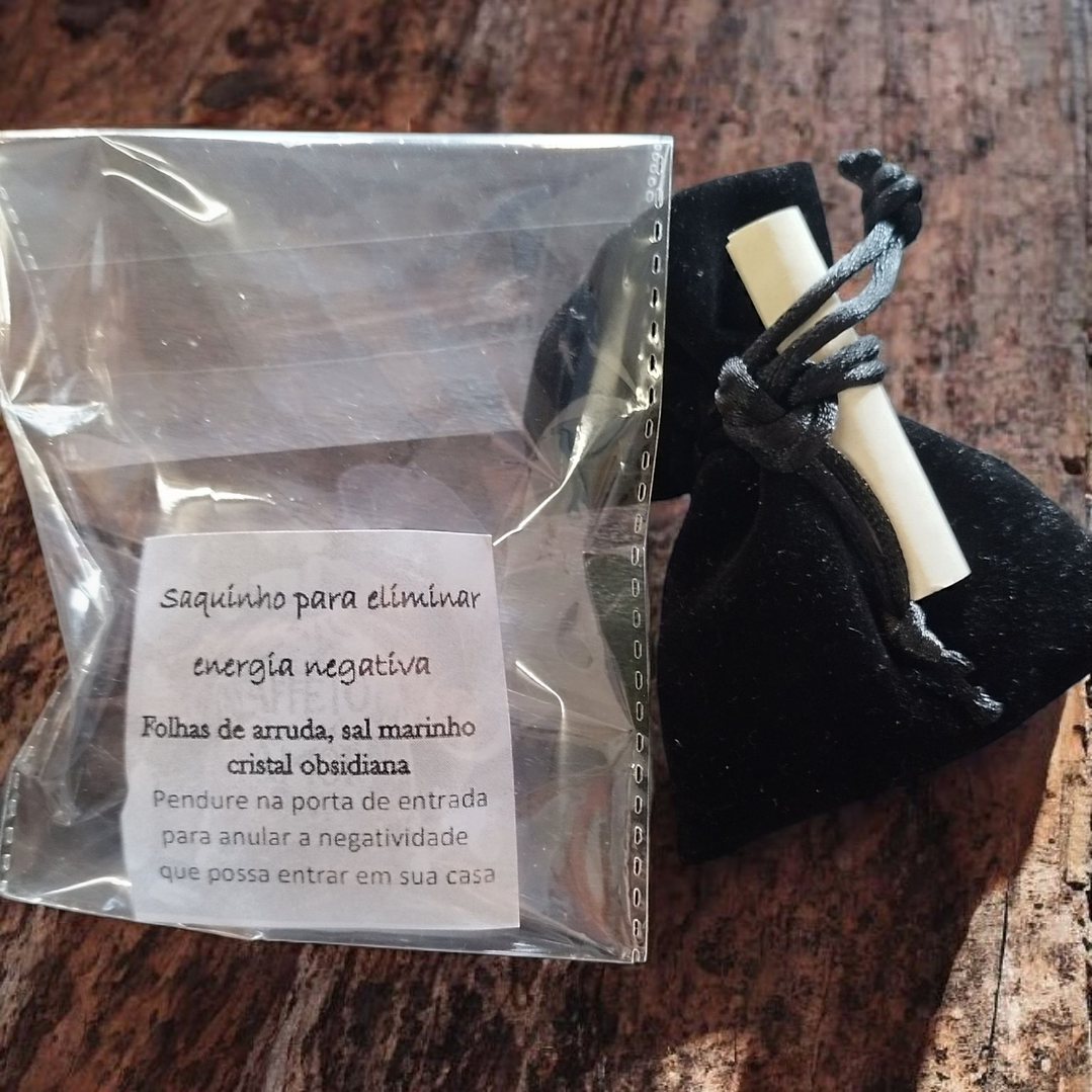 Saquinho para eliminar energia negativa de casa  1