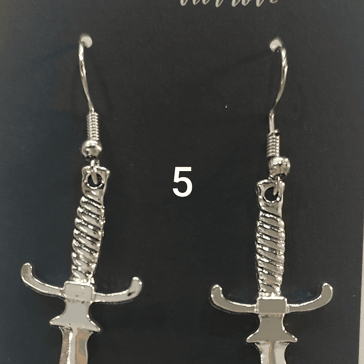 Brincos espadas variadas 5