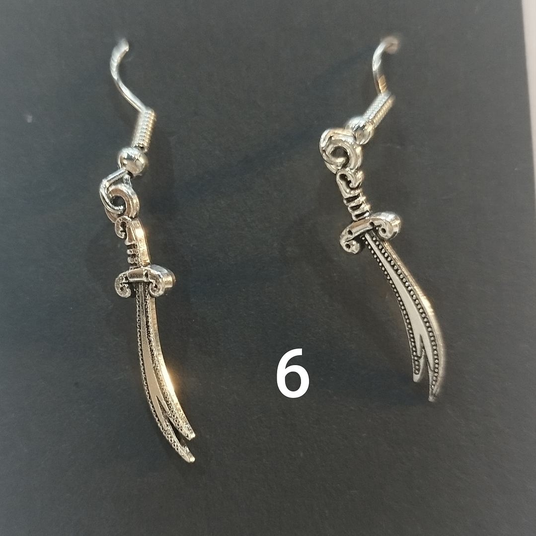 Brincos espadas variadas 6