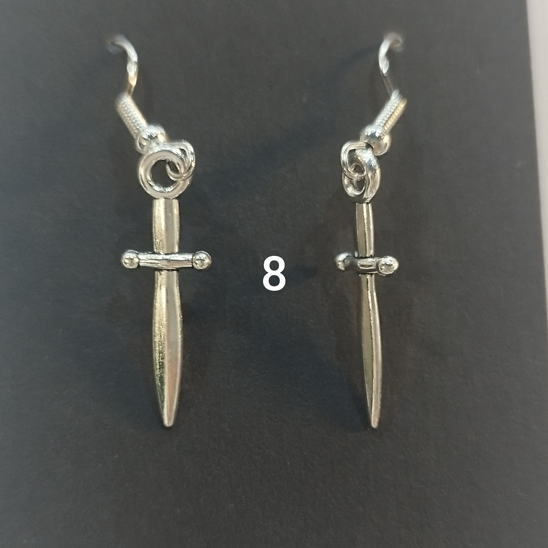 Brincos espadas variadas 8