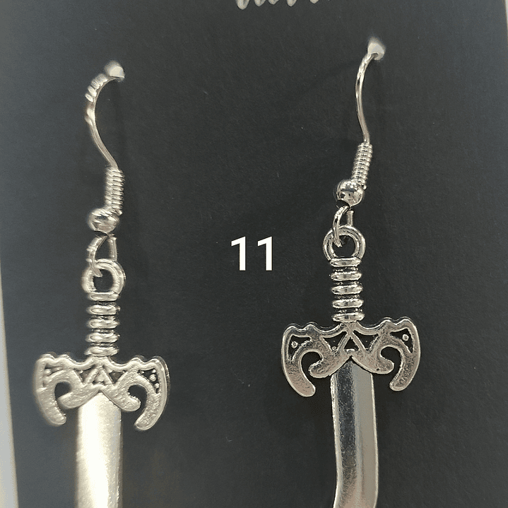 Brincos espadas variadas 11