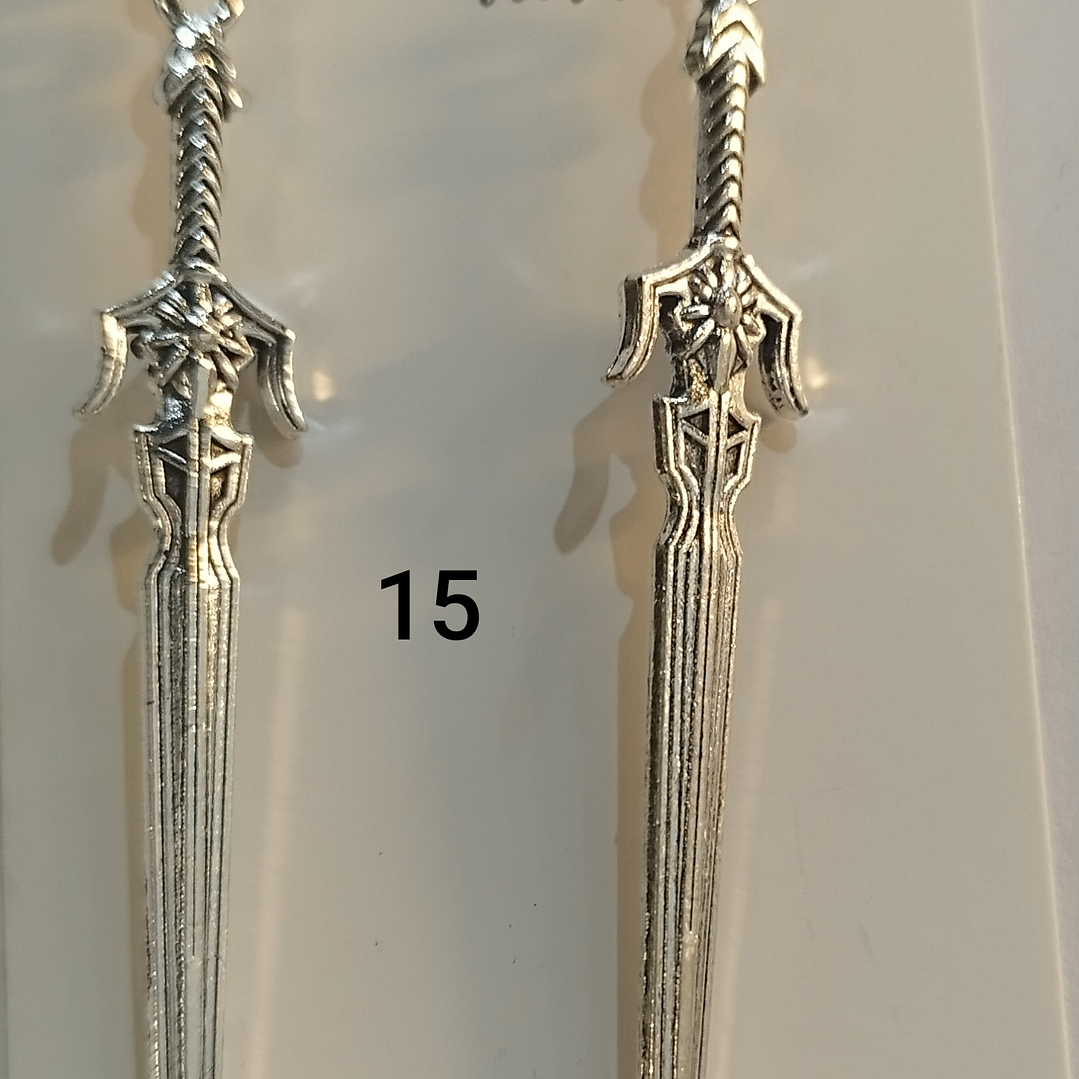 Brincos espadas variadas 15