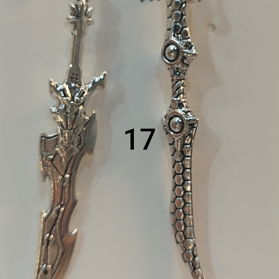 Brincos espadas variadas 17