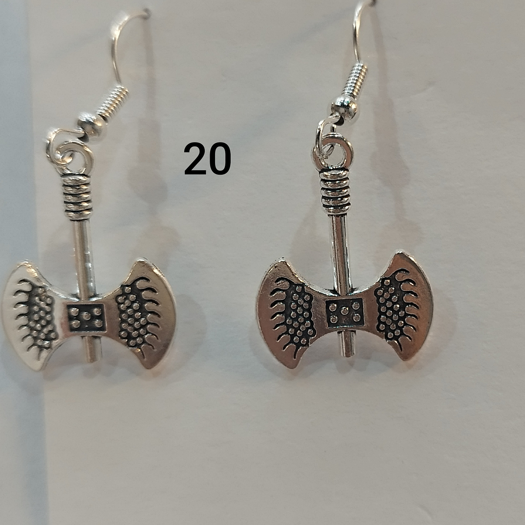 Brincos espadas variadas 20