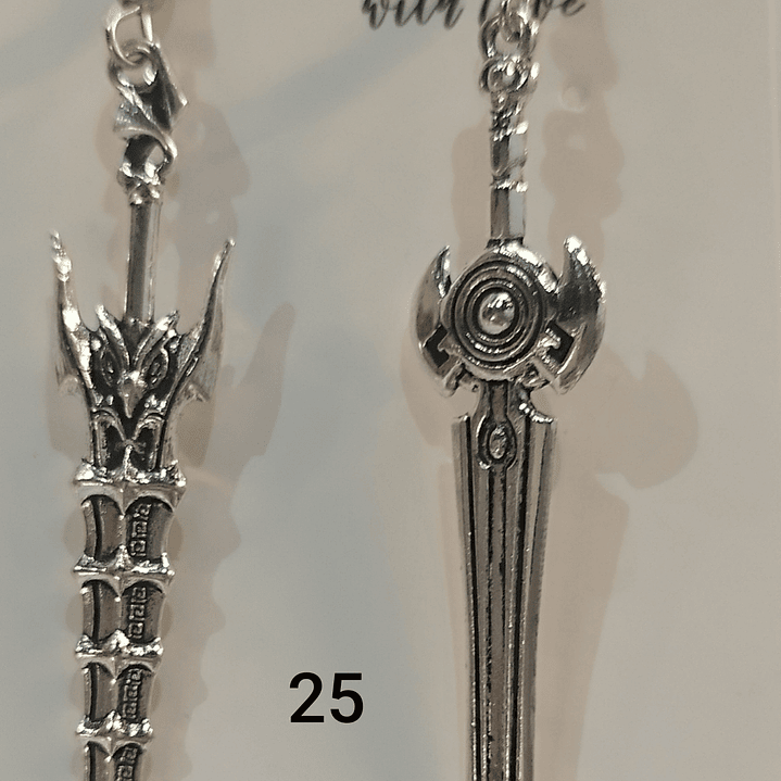 Brincos espadas variadas 25