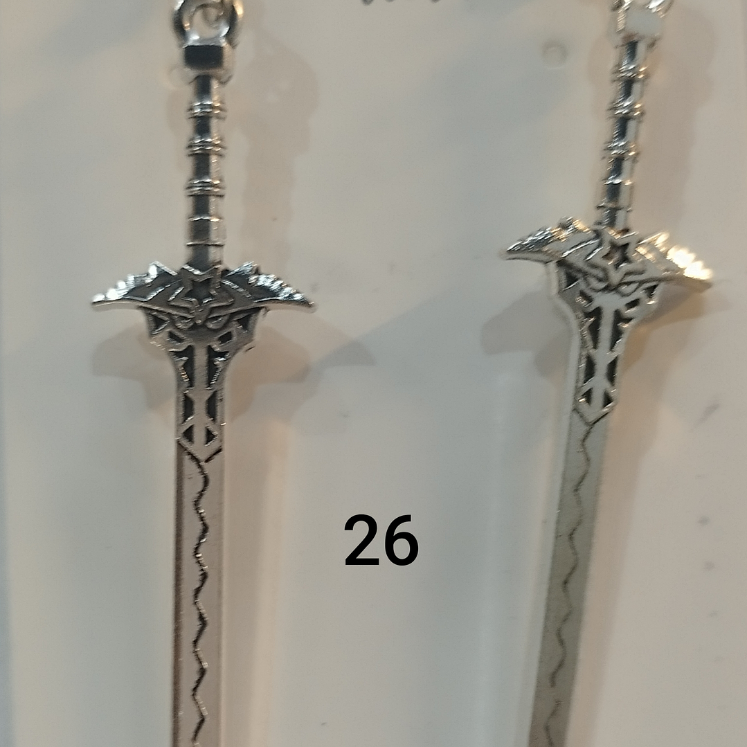 Brincos espadas variadas 26