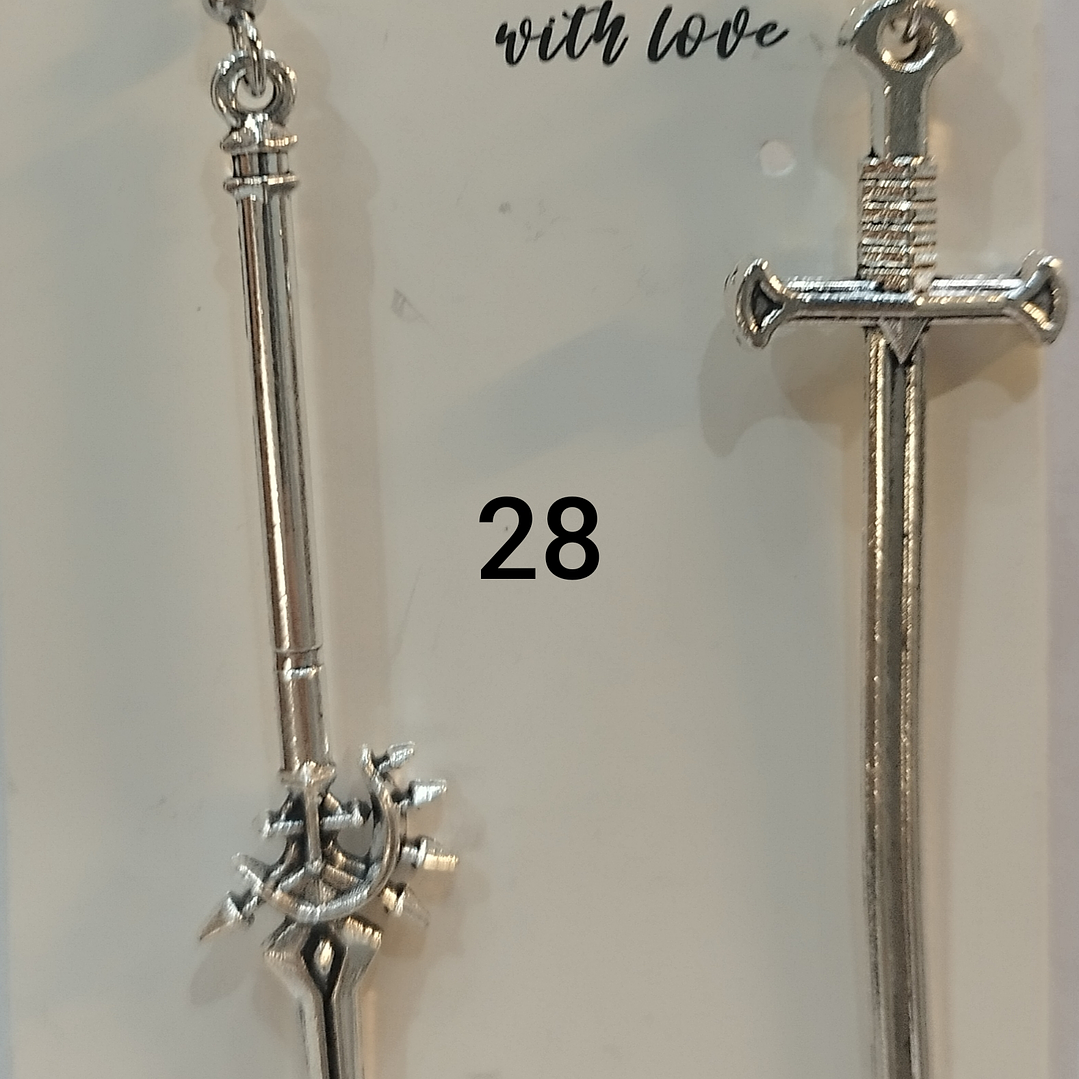 Brincos espadas variadas 28