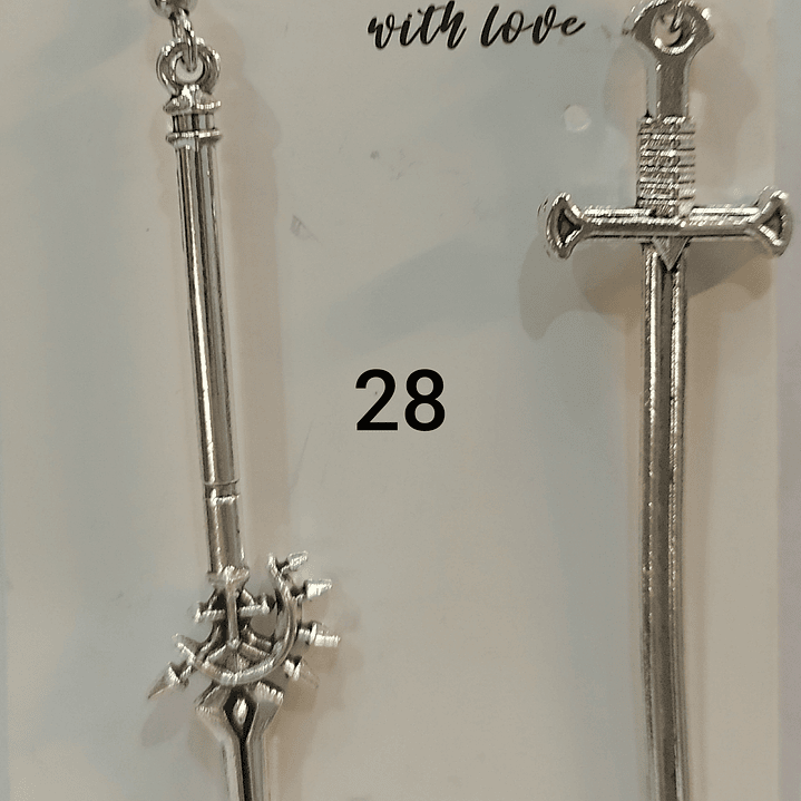 Brincos espadas variadas 28