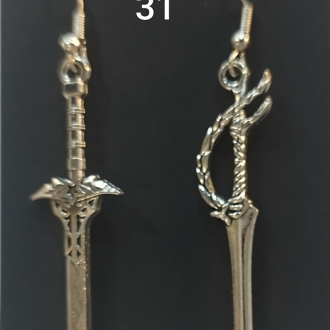 Brincos espadas variadas 31