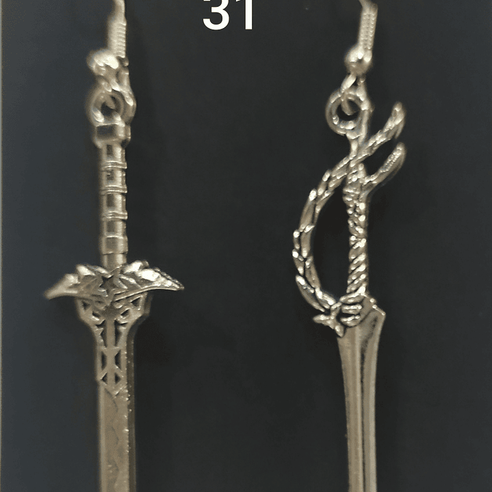 Brincos espadas variadas 31