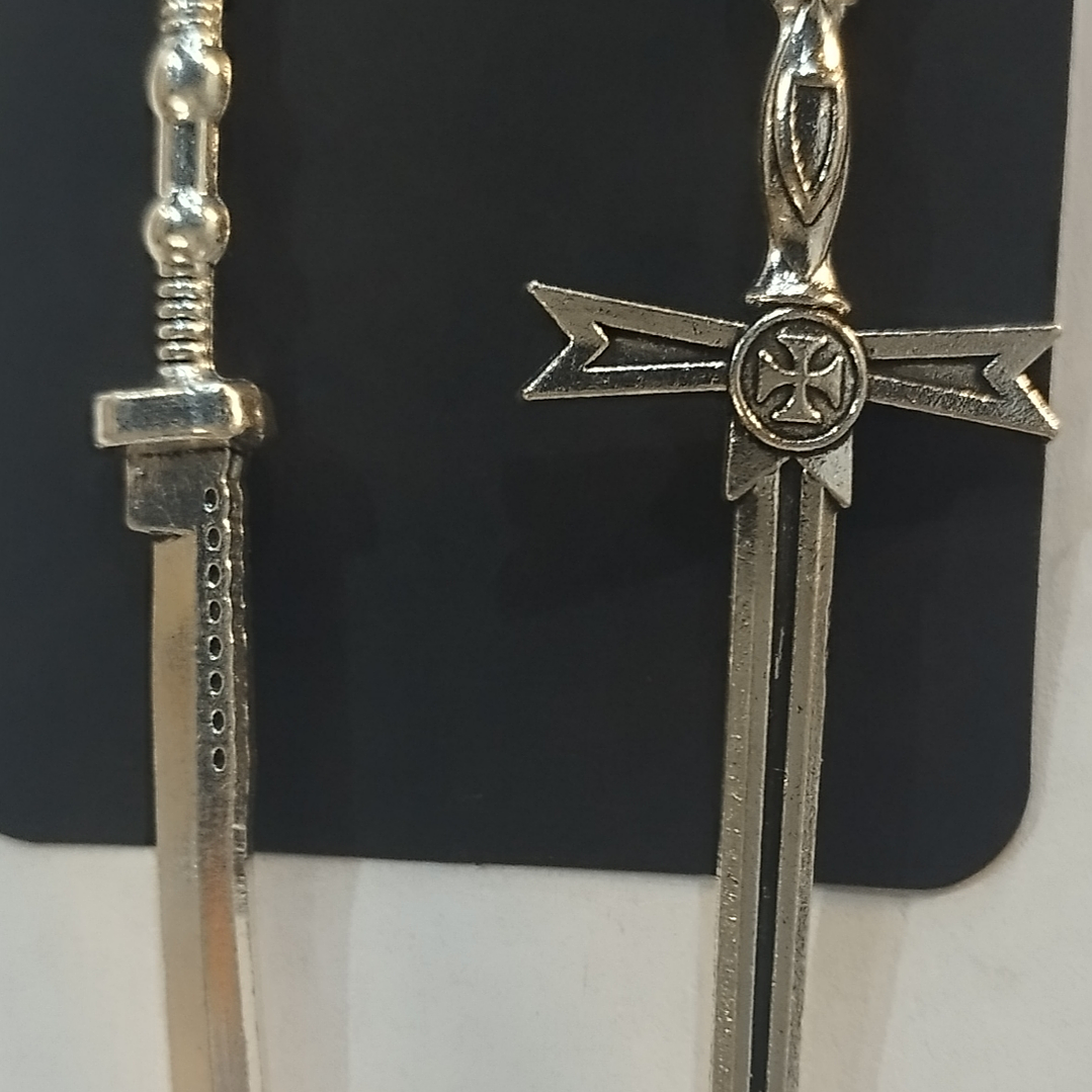Brincos espadas variadas 34