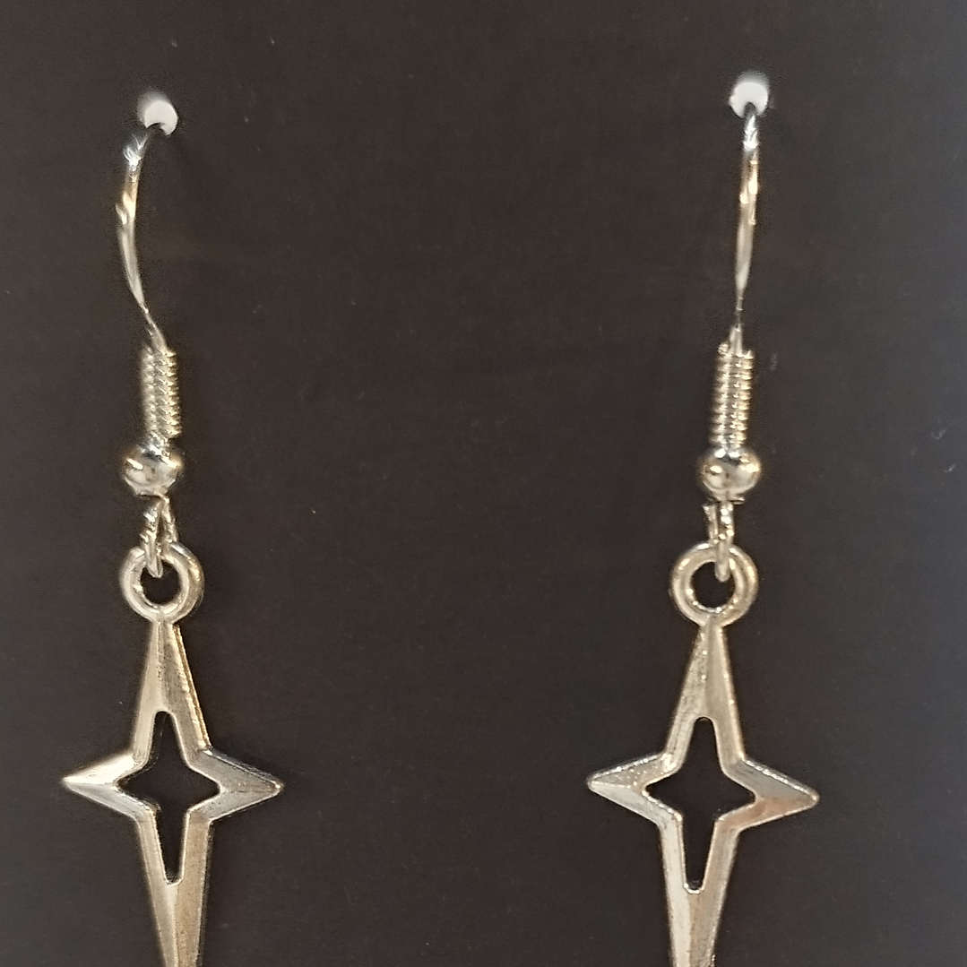 Brincos estrela cruz 1