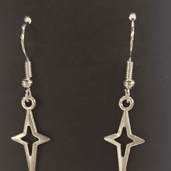 Brincos estrela cruz 1