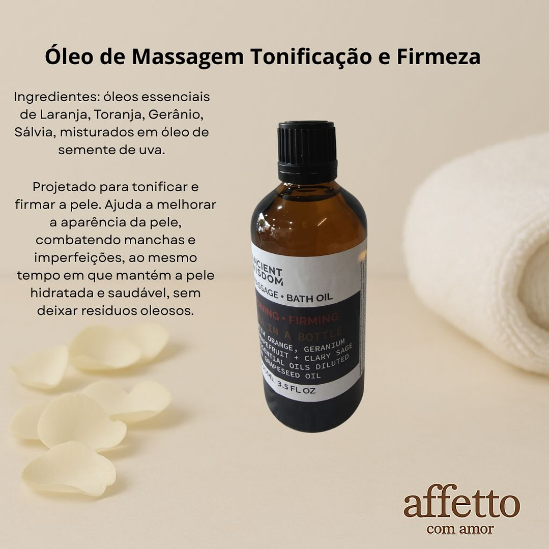 Óleo de Massagem Tonificação e Firmeza 1